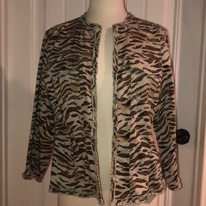 Chico’s Zebra Jacket